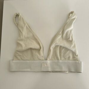 Skims white bralette